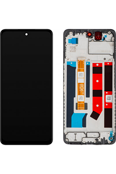 OPPO Display cu Touchscreen A60, cu Rama, Negru, Service Pack 621029000204