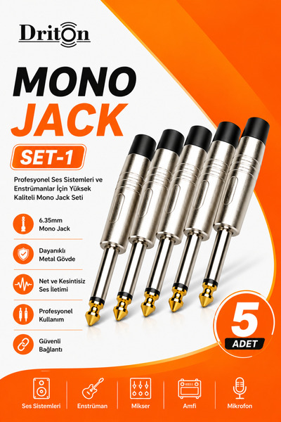 DRİTON Mono Jack Set 5 Piece Set-1