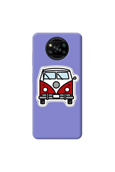 Other Xiaomi Poco X3 /X3 Pro Minibus Purple Colored Silicone TPU Θήκη