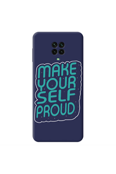 Other Xiaomi Redmi Note 9 Pro Make Your Self Proud Dark blue Colored Silicone...