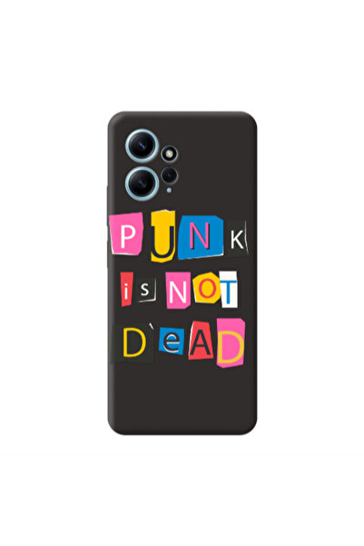 Other Xiaomi Redmi Note 12 4G Punk is not Dead Black Colored Silicone TPU Θήκη