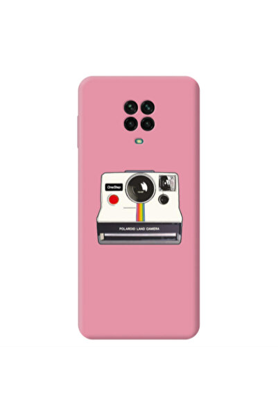 Other Xiaomi Redmi Note 9 Pro Polaroid land camera Pink Colored Silicone TPU ...