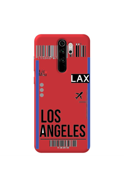 Other Xiaomi Redmi Note 8 Pro Los angeles Red Colored Silicone TPU Θήκη