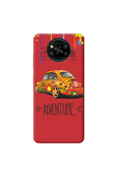 Other Xiaomi Poco X3 Pro Adventure Red Colored Silicone TPU Θήκη