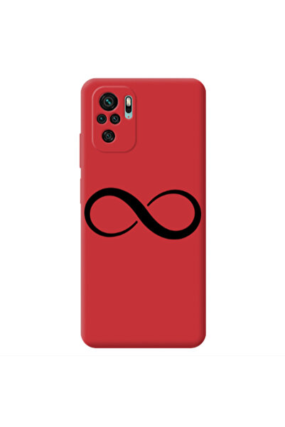 Other Xiaomi Redmi Note 10S Infinity Red Colored Silicone TPU Θήκη