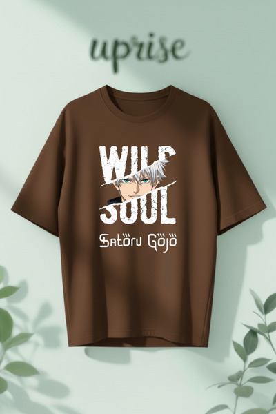 Vordevia Wild Soul Sotoru Gojo Printed Cotton Oversize T-Shirt