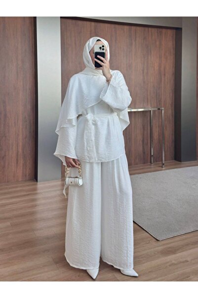 Rose Design Boutique MİZALL OMUZ ŞAL DETAYLI TESETTÜR ALT ÜST TAKIM