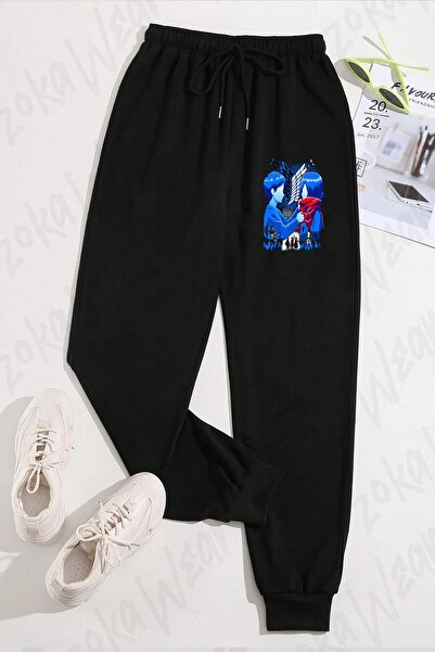 ZOKAWEAR Unisex Attack on Titan Anime Printed Sweatpants