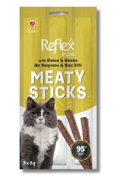 Reflex Av Hayvanlı ve Kaz Etli Sticks Kedi Ödül Maması 3x5 Gr.