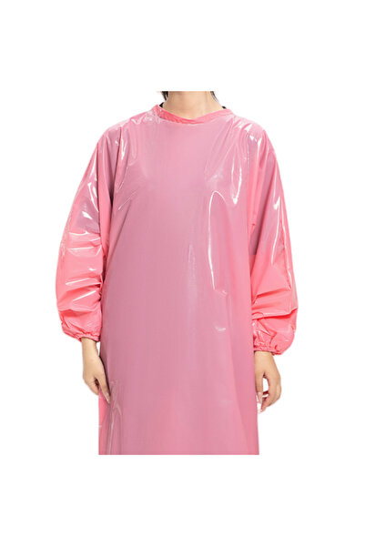 Choice3 OneSize Pink 1 Piece TPU Apron for Men and Women, Adjustable Length, ...