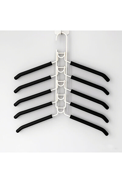 Choice1 white 1pc 1pc Heavy-Duty Space-Saving Clothes Hanger - Multi-Layer Me...