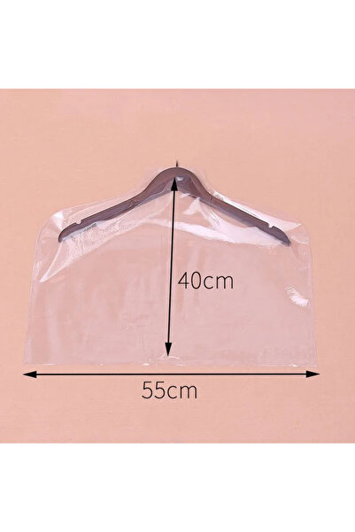 Choice4 55x40cm Clear PVC Garment Cover for Clothes Garment Coat Jacket Shirt...