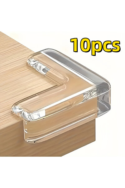 Choice 10pcs 10pcs Transparent Silicone Corner Protector Set, Safe Edge Guard...