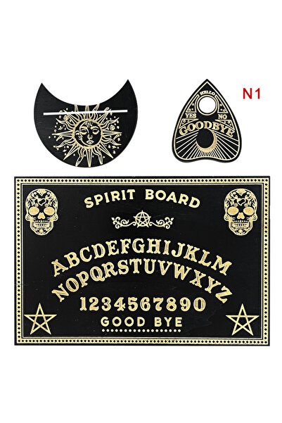 Choice6 1 New 12inch Wooden Divination Pendulum Board Engraved Magic Board Ou...