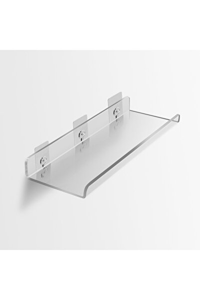 Choice clear-B Clear Acrylic Floating Shelf Self Adhesive Storage Shelf for W...