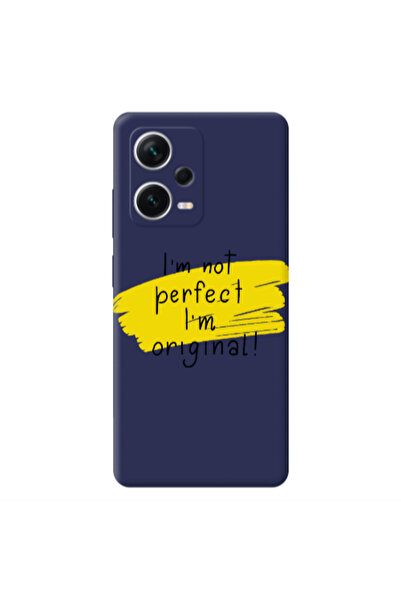 Other Xiaomi Poco X5 I m not perfect Dark blue Colored Silicone TPU Θήκη