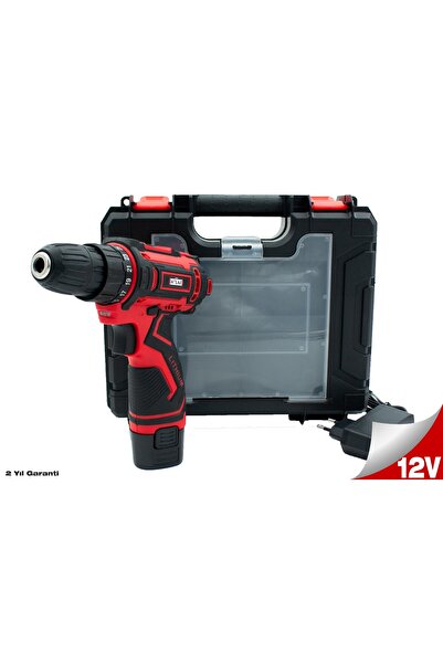 Attlas Eco V12-201C 12V 2.0AH Tek Akülü Matkap Çantalı - A0104102