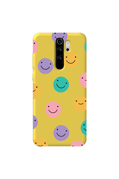 Other Xiaomi Redmi Note 8 Pro Colorful smiles Yellow Colored Silicone TPU Θήκη