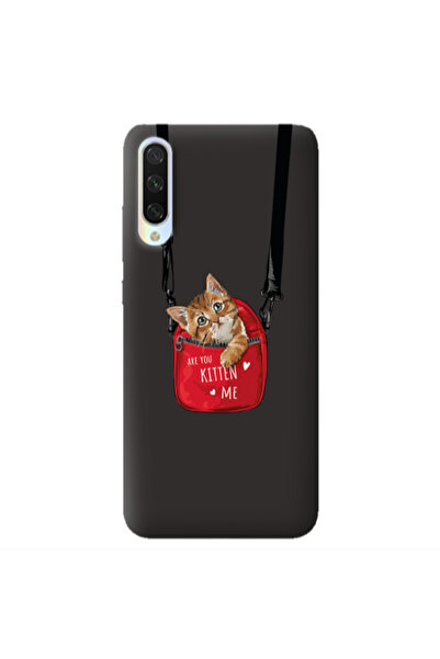Other Xiaomi Mi 9 Lite Kitten Me Black Colored Silicone TPU Θήκη