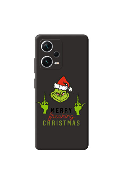 Other Xiaomi Poco X5 Merry Christmas44 Black Colored Silicone TPU Θήκη