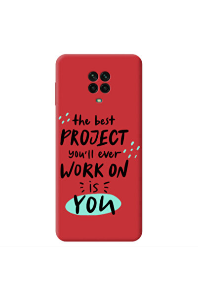 Other Xiaomi Redmi Note 9 Pro The Best Project Red Colored Silicone TPU Θήκη