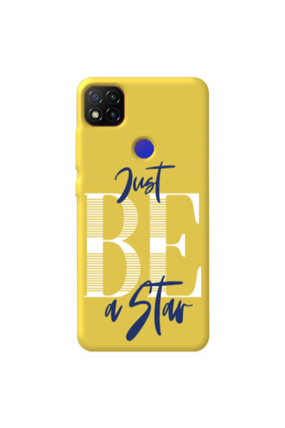 Other Xiaomi Redmi 9c Just Be a Star Yellow Colored Silicone TPU Θήκη