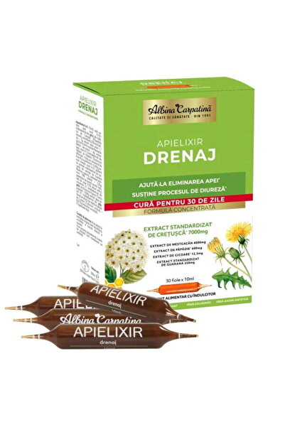 Albina Carpatina Apielixir Drenaj 30 fiole