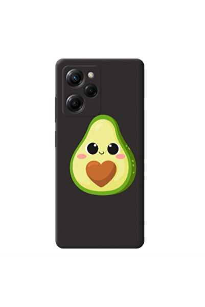 Other Xiaomi Poco X5 Pro Baby avocado Black Colored Silicone TPU Θήκη
