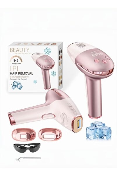 Generic جهاز إزالة الشعر بالليزر المنزلي 3 في 1 بتقنية IPL ووظيفة التبريد لإز...