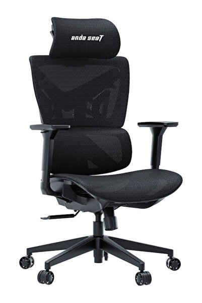 ANDA Καρέκλα Gaming Seat X-AIR Mega XL με Ρυθμιζόμενα Μπράτσα Μαύρη