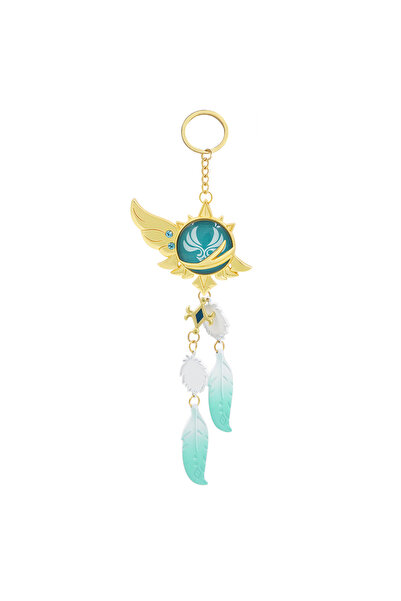 Choice1 K00662 Game Genshin Impact Vision Keychain Wind Elemental Eye of God ...