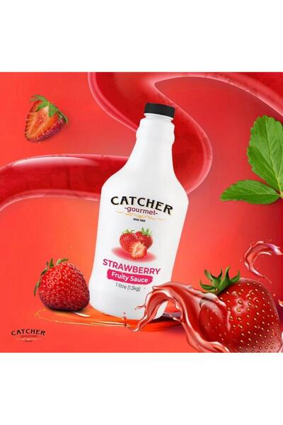 Catcher Premium Strawberry Sauce 1L Bioura Premium Strawberry 1 Liter.