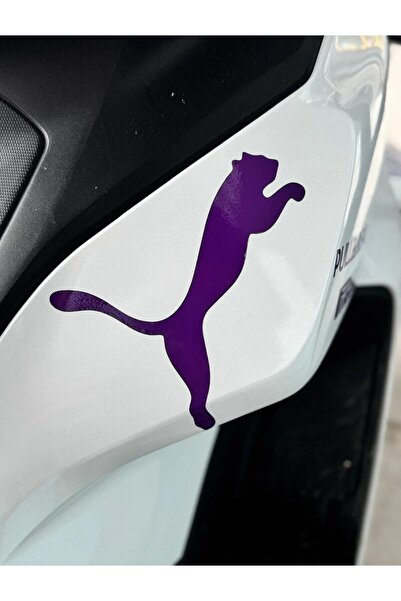 Mavera Stickers ملصق MPuma (قطعتان يمين ويسار) للخوذة والدراجات النارية والسي...