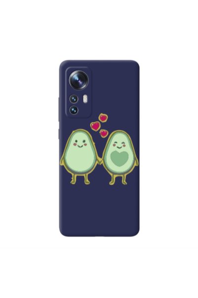 Other Xiaomi Mi 12 Pro Avocados Dark blue Colored Silicone TPU Θήκη