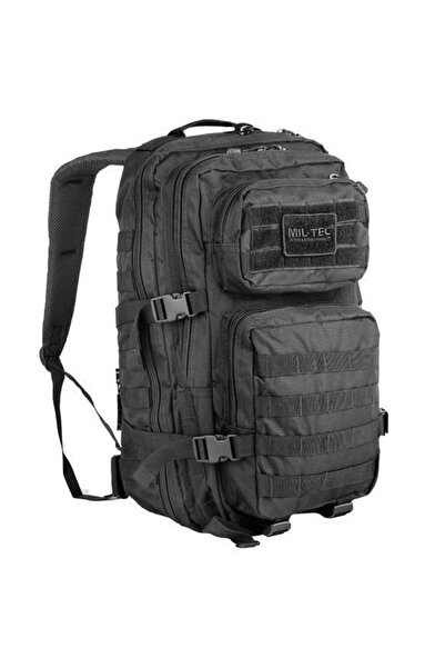 Mil-Tec Rucsac tactic, Mil-Tec, 36L, 2 compartimente, negru, 51x29x28cm