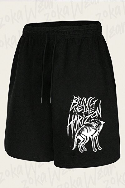 ZOKAWEAR شورت مطبوع بتصميم Bring Me The Horizon v4 للجنسين