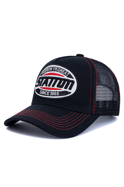 choice2 56cm-60cm Black New Style Unisex Baseball Cap Classic STATION Letter ...
