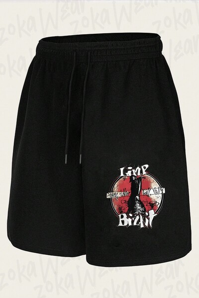 ZOKAWEAR شورت مطبوع بتصميم Limp Bizkit v7 للجنسين
