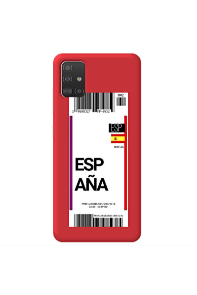 Other Samsung A51 Espana Arrival Red Colored Silicone TPU Θήκη