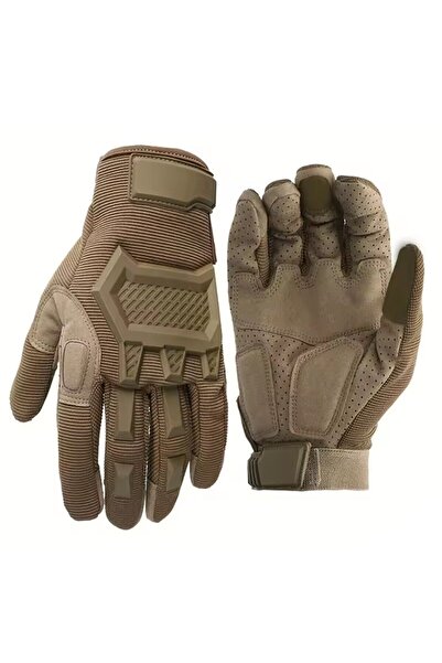 Choice5 L Khaki Touch Scree Tactical Gloves Men's’ Paintball Outdoor Sport Sh...