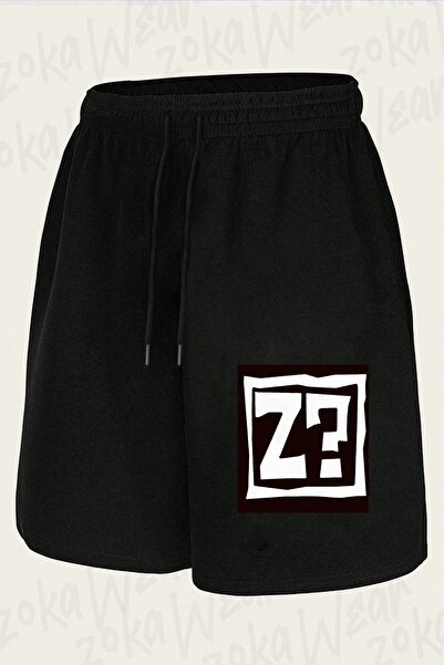 ZOKAWEAR Unisex Jthm Question Sleep Design Printed Shorts