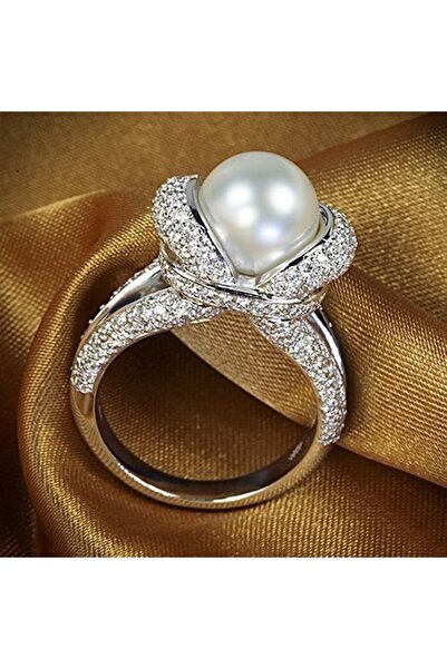 Choice 7 A774 Huitan Fashion Gorgeous Simulated Pearl Ring for Women Luxury E...