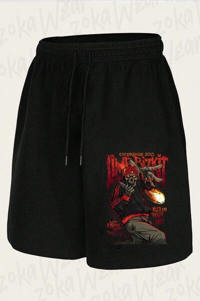 ZOKAWEAR Unisex Limp Bizkit V2 Design Printed Shorts
