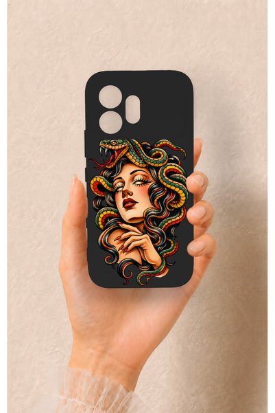 Vip Case Honor 600 Compatible Medusa Patterned Silicone Case