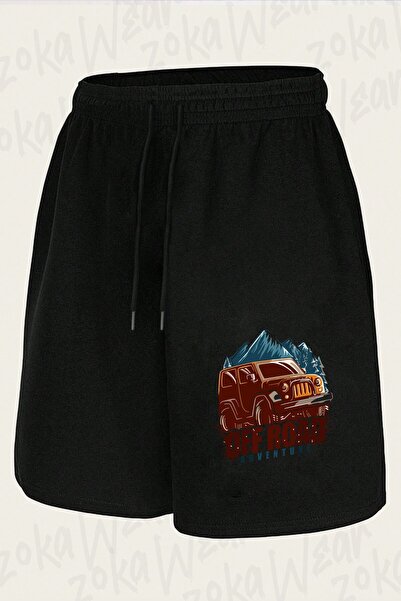 ZOKAWEAR Unisex Off Road Ts Design Printed Shorts