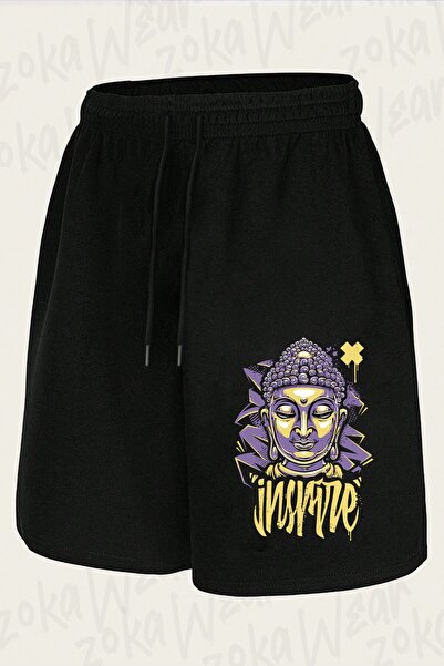 ZOKAWEAR Unisex Buddha, Inspire, Buda, Inspiration Design Printed Shorts