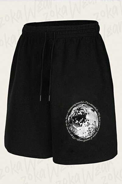 ZOKAWEAR Unisex Mirrorball V2 Design Printed Shorts