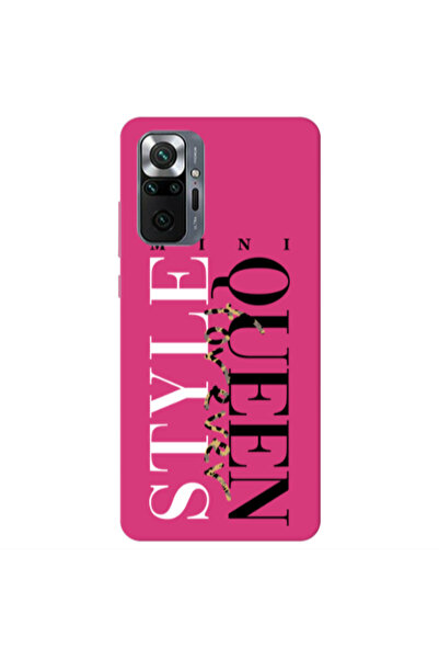 Other Xiaomi Redmi Note 10 Pro 4G Mini Quen Forever Fuchsia Colored Silicone ...