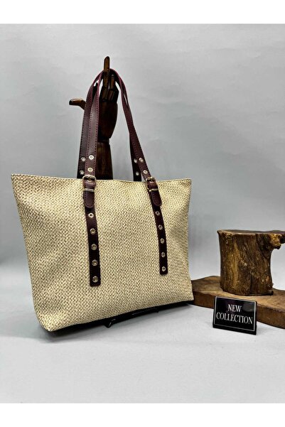 WİKİDAYS.S MODA TRENDİ Women's Shoulder Bag with Wicker Look Leather Strap - ...
