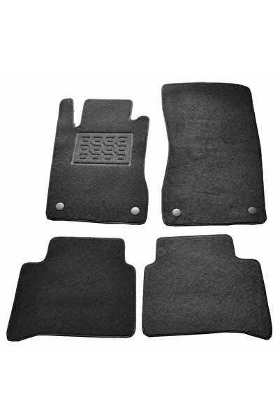 RapidAuto Covorase mocheta Mercedes Clasa E W211 4p 2002-, NEGRU, set de 4 bu...